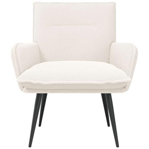 Poltrona Crema Bouclé - Foto 2