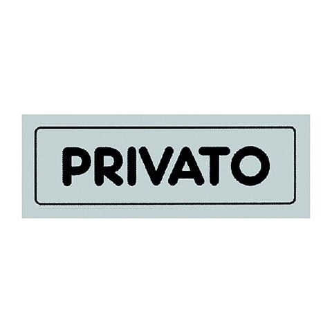 Cartello adesivo PRIVATO plastico 15904500ADB0150X0050 15x5 cm (pz. 1)  - Foto 4