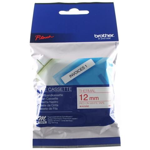 Nastro Etichette per Stampanti Rosso su Bianco 1.2 x 800 cm MK232BZ - Foto 2