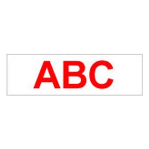 Nastro Etichette per Stampanti Rosso su Bianco 1.2 x 800 cm MK232BZ - Foto 4