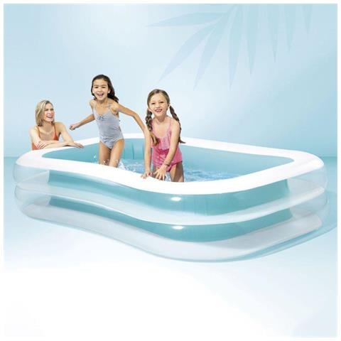 56483NP - Piscina Gonfiabile Family Rettangolare 262x175x56 cm - Foto 5