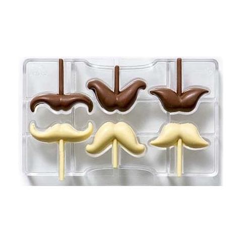 Stampo Cioccolatino Baffi-200x120x22mm - Foto 1