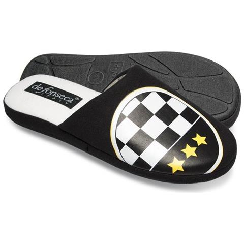 Pantofola Ragazzo Juventus 27-28 Nero Bianco - Foto 2