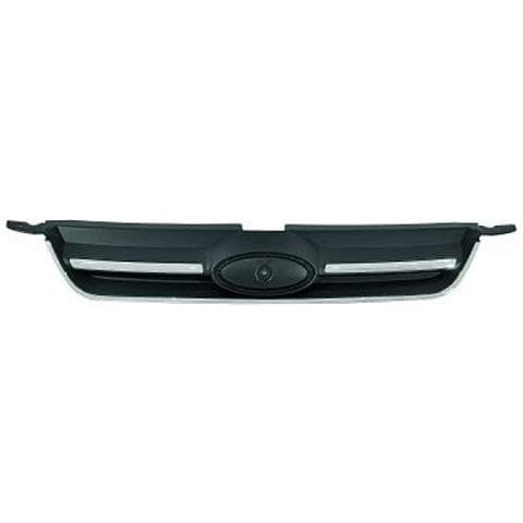 Per TOYOTA HILUX 2012-2016 PARAURTI ANTERIORE GRIGLIA RADIATORE CENTRALE nero//cromato