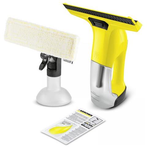 Kärcher WV 6 Plus - Aspiragocce a Batteria, Durata Batteria 100 Min, Resa per una Ricarica della Batteria 300 m² (100 Finestre), Capacità Serbatoio Acqua Sporca 150 ml, Caricabatterie Rapido - Foto 2