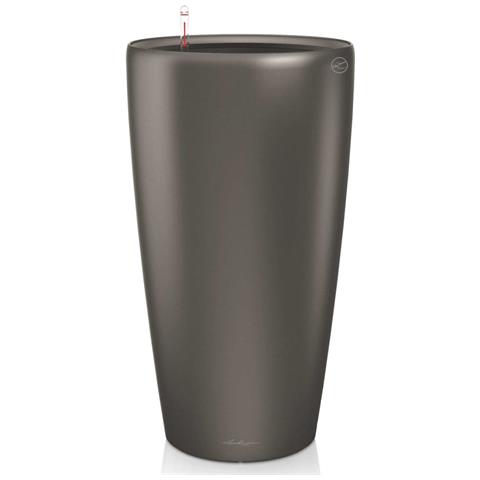 Vaso Fioriera Rondo 40 All-in-one Carbone Metallizzato 15743 - Foto 1