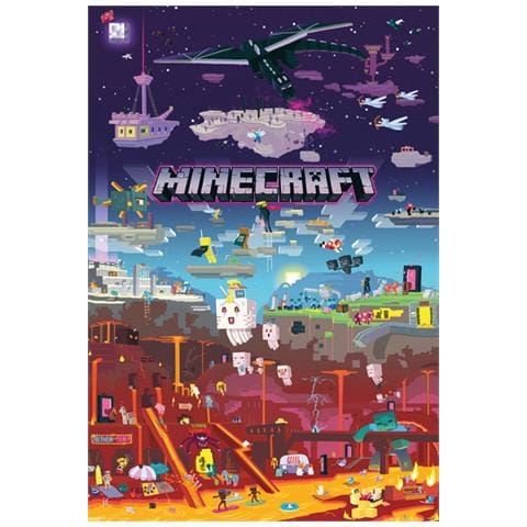 Minecraft - World Beyond (poster Maxi 61x91,50cm) - Foto 1
