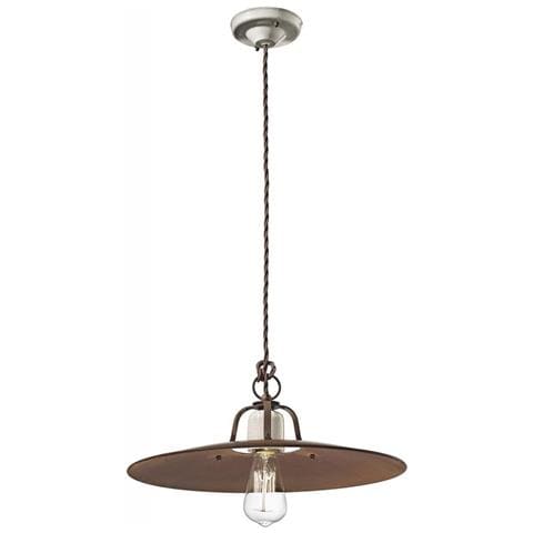 Lampada a sospensione Grunge 1432 colore bianco C1431-18 - Foto 1