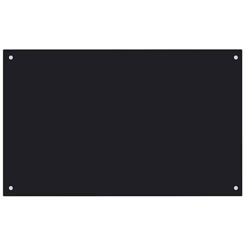 Paraschizzi Per Cucina Nero 100x60 Cm In Vetro Temperato - Foto 1