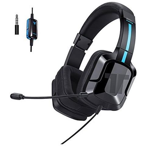 Auricolare Con Microfono Gaming 90131 Nero / blu - Foto 1