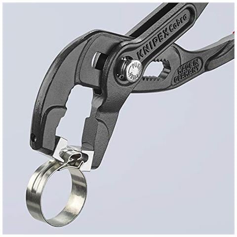 85 51 180 C Pinza Per Fascette Per Fascette Click Bonderizzata Grigia Rivestiti In Resina Sintetica Antiscivolo 180 Mm - Foto 2