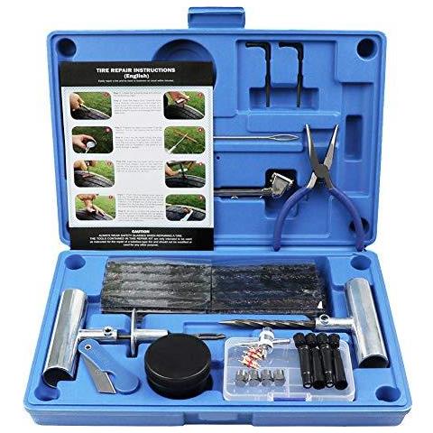 Heavy Duty Tire Riparazione Pneumatici Kit - 67 Pc Set Per Auto Moto Atv Jeep Camion Trattore - Foto 1