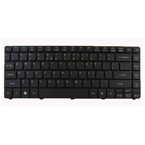 KB. I140A. 205, Keyboard, , Aspire 3810, 3820, 4339, 4625, 4738, 4741, 4745, 4820, eMachines D440, 528, 640, 730, Nero - Foto 1