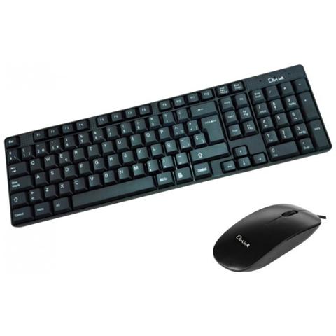 LL-KB-816-COMBO, USB, Ufficio, Interruttore a chiave a membrana, Spagnolo, Cablato, PC / server - Foto 1