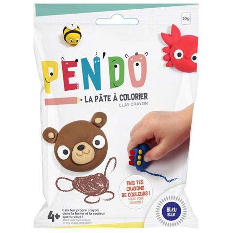 Pasta Per La Realizzazione Di Matite Colorate Pen'do - Blu 30 G - Foto 1