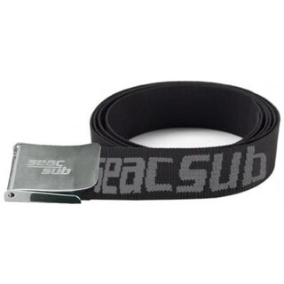Cinto De Peso SEAC INOX - Preto/Azul Para Mergulho E Atividades Aquáticas