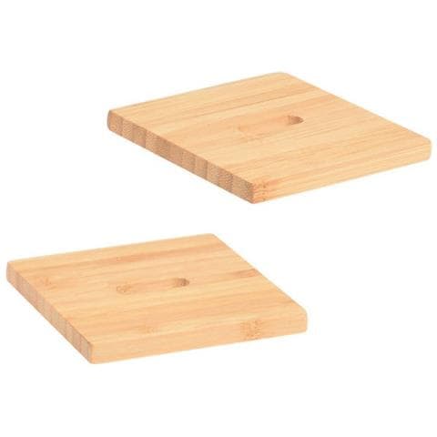 Tazze Su Portabicchieri, 6 Pezzi, 10 X 10 Cm, Bambù - Foto 2