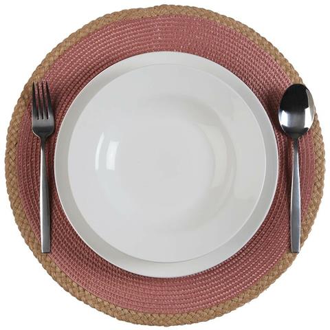 Sottopentola Rosa Juta Polipropilene Giacinto D'acqua 38 X 38 Cm - Foto 1