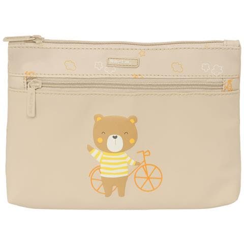 Astuccio Scuola Safta Osito Orso Beige 23 X 16 X 3 Cm - Foto 1