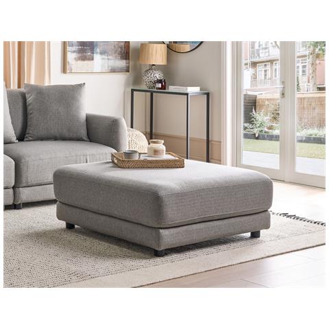 Ottomano Tessuto Grigio Chiaro Sigtuna - Foto 1