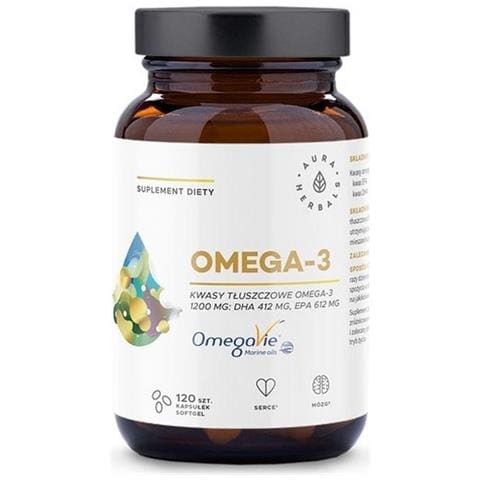 Aura Herbals Omega-3 1200 Mg 120 Capsule - Foto 1