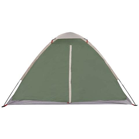 Tenda Da Campeggio A Cupola Per 4 Persone Verde Impermeabile - Foto 10