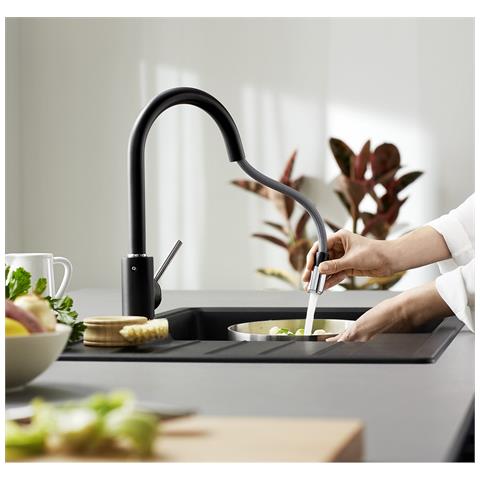 Miscelatore Lavello Con Doccetta Antracite - 521455 - Foto 5