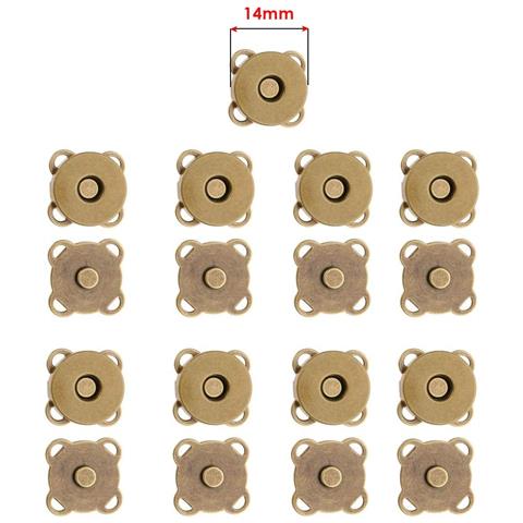 Bottoni Automatici Magnetici Per Cucire, 18 Mm (confezione Da 10) Bronze - Foto 1