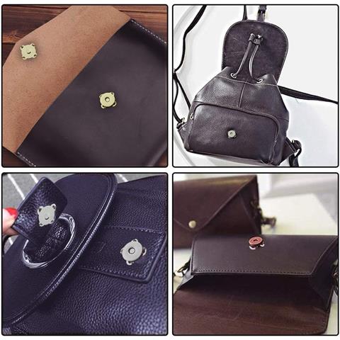 Bottoni Automatici Magnetici Per Cucire, 18 Mm (confezione Da 10) Bronze - Foto 6