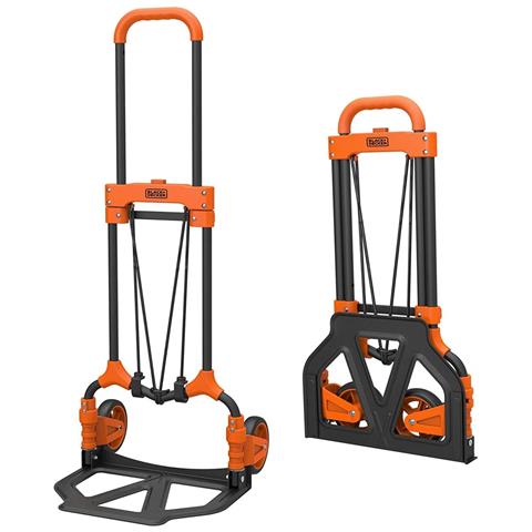 Carrello Portapacchi Pieghevole Portatutto 2 Ruote Portata 65Kg Black Decker - Foto 1