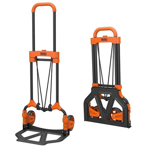 Carrello Portapacchi Pieghevole Portatutto 2 Ruote Portata 65Kg Black Decker - Foto 2