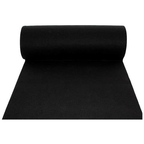 Tappeto Moquette Guida Passatoia Per Interno Esterno Nera H 1 X 30 Mt - Foto 1