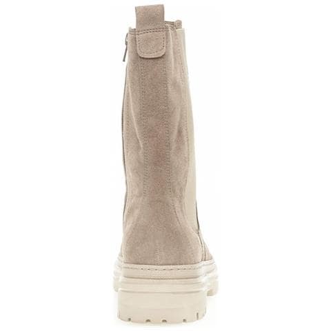 Desert Panna Casual Closed Booties Stivaletti Pelle Scamosciata /nabuk Scarpe Donna Beige Eu 37, 91.724.12 - Foto 3