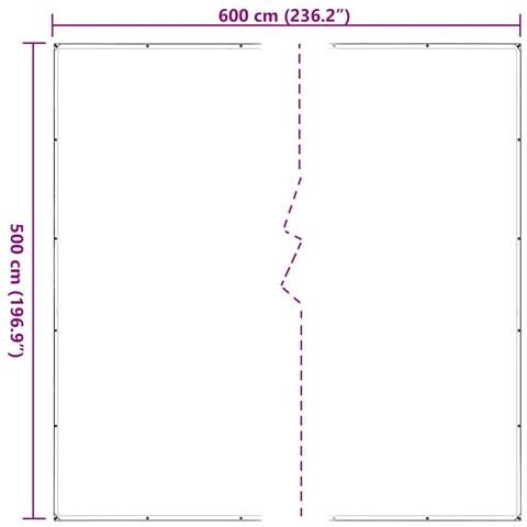 Telone Trasparente con Occhielli 5x6 m in Polietilene - Foto 10