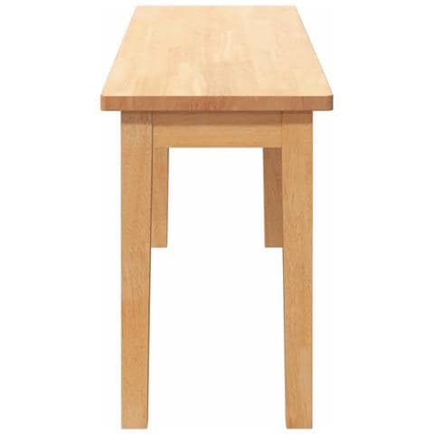 Panca 110 cm in Legno Massello di Hevea - Foto 2