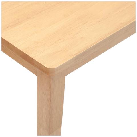 Panca 110 cm in Legno Massello di Hevea - Foto 10