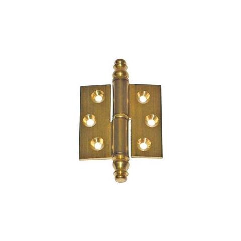 -mobilia-2 Cerniere Per Mobili In Ottone Lucido Con Testina Mm 50x40sx - Foto 1