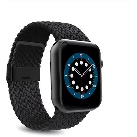 Cinturino Puro Per Apple Watch 42-44-45mm Taglia Unica, Nero - Foto 1
