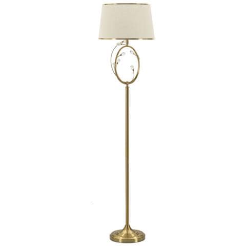 Lampada Da Terra Mf211 - Bianco - Metallo - 38x38x170 Cm - Foto 1