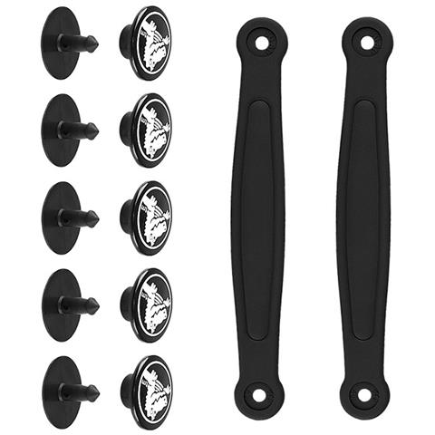Cinturini Posteriori In Pvc Nero Per Zoccoli - Antiscivolo Black 40 - Foto 1