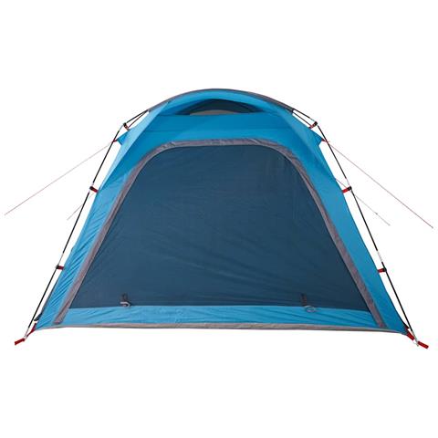 Tenda Campeggio 4 Persone Blu Rilascio Rapido Impermeabile - Foto 8