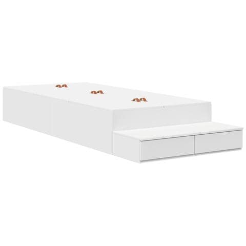 Struttura Letto con Contenitore Bianca 80x200 cm - Foto 2