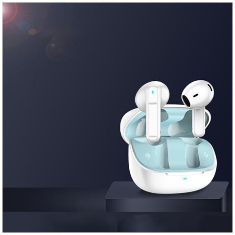 Auricolari Bluetooth Y91 Neri E Arancioni Con Cancellazione Del Rumore Enc A Quattro Microfoni White - Foto 2