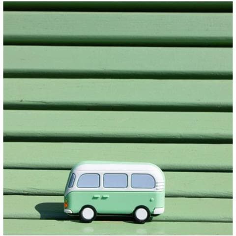 Portafoglio Senza Contatto Con Guscio Van, Verde - Foto 4