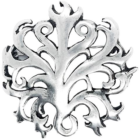 Spilla Drago In Argento Placcato 5cm - Foto 1