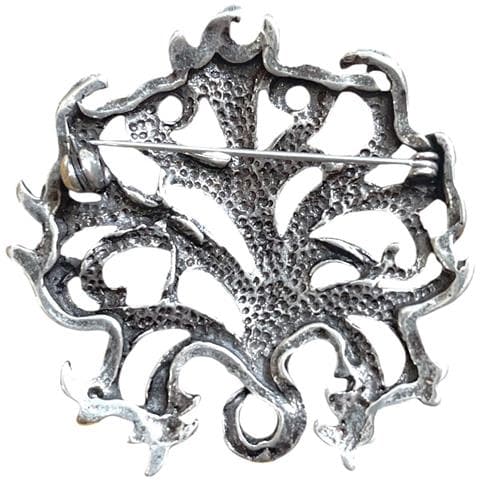 Spilla Drago In Argento Placcato 5cm - Foto 3