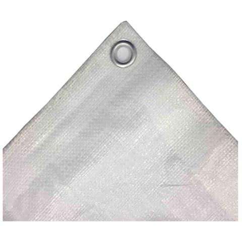 Telo Copertura 4x8m  32m²  Bianco  180 G/m²  Impermeabile E Resistente - Foto 1