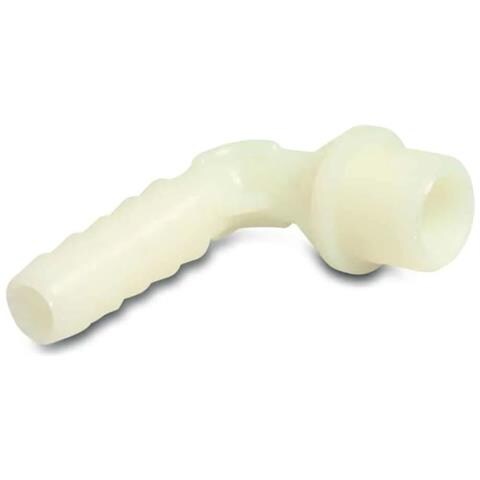 Raccordo Tubo 12mm Angolare In Plastica Con Ogiva 3/8 - Foto 1