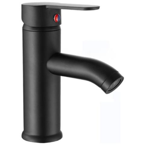 Rubinetto per lavabo da bagno, Blackswan, tipo M98, modello nero, misura 16,6 cm - Foto 1