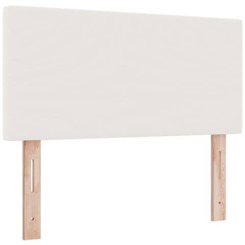 Testiera LED con luci a strisce a LED Crema 100 cm Poliestere - Foto 1